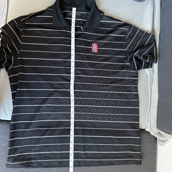 🌻 Nike Stanford University Striped Golf Shirt - Picture 6 of 8